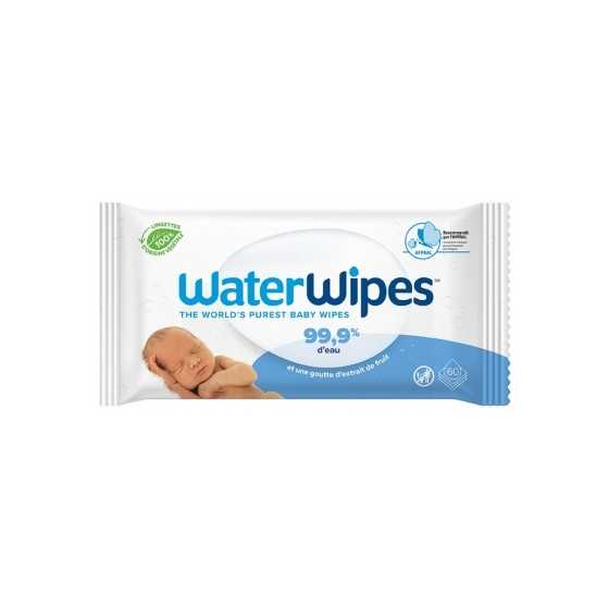 Waterwipes 60 Lingettes